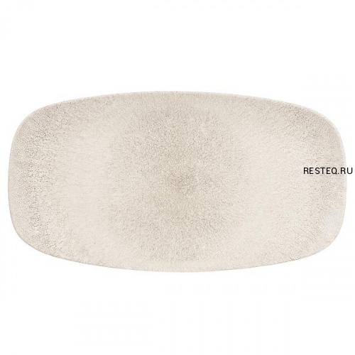 Блюдо прямоугольное CHEFS 35,5х18,9см, без борта, цвет Raku Agate Grey, Studio Prints RKAGXO141