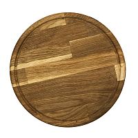 Доска для пиццы d300мм, с желобом, серия Pizzas, ясень, цвет TR01 PZ0110001-TR01