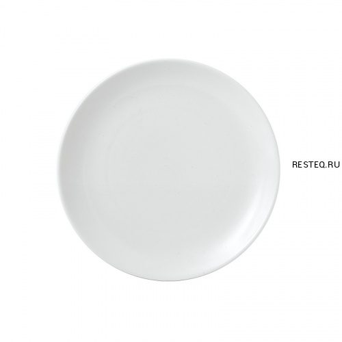 Тарелка мелкая 21,7см, без борта, Vellum, цвет White полуматовый WHVMEVP81