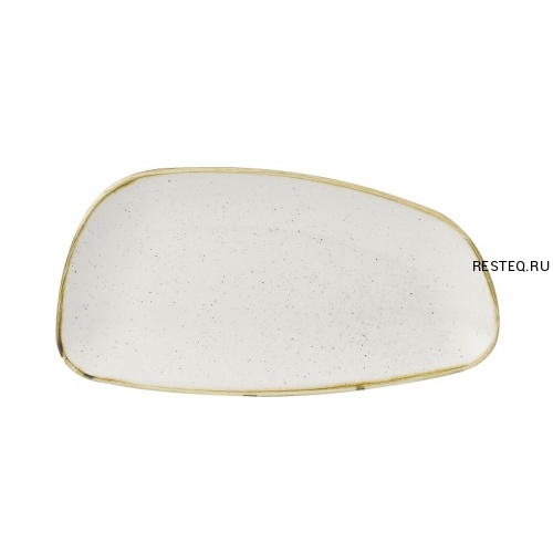 Блюдо сервировочное CHEFS GEO 30х15,5см, без борта, Stonecast, цвет Barley White SWHSGE301