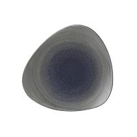 Тарелка мелкая треугольная 22,9см, без борта, Stonecast Aqueous, цвет Fjord SAGRTR91