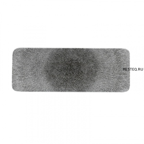 Блюдо сервировочное прямоугольное 37,6х14см, цвет Raku Quartz Black, Studio Prints RKBQRST1
