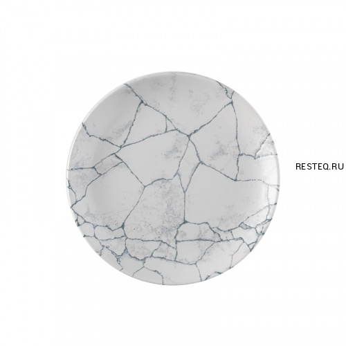 Тарелка мелкая 21,7см, без борта, цвет Kintsugi Pearl Grey, Studio Prints KTPGEVP81