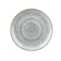 Тарелка мелкая 21,7см, без борта, цвет Stone Grey, Studio Prints SPSGEVP81