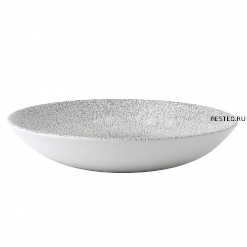 Салатник 1,14л d24,8см, без борта, цвет Raku Jasper Grey, Studio Prints RKGJEVB91