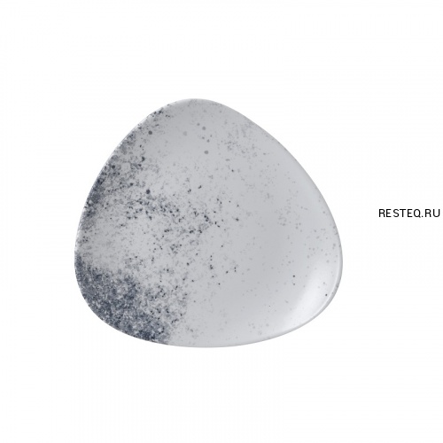 Тарелка мелкая треугольная 22,9см, без борта, цвет HAZE Blue Vellum, Studio Prints HZBLTR91
