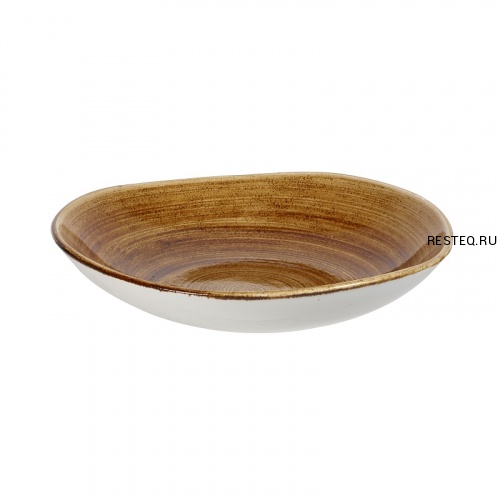 Салатник "Волна" 1,10л d25,3см, без борта, Stonecast Patina, цвет Vintage Copper PAVCOGB11