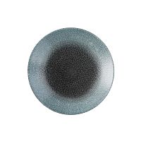 Тарелка мелкая 26см, без борта, цвет Raku Duo Topaz-Quartz, Studio Prints RDTQEV101