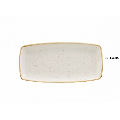 Блюдо сервировочное 29,5х15см, без борта, Stonecast, цвет Barley White SWHSOP111