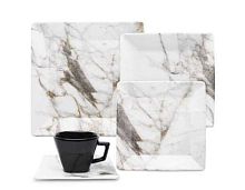 Тарелка суповая квадратная GOLDEN STONE 21X21CM Oxford 092135, GB02-2471