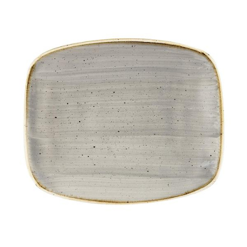 Блюдо прямоугольное CHEFS 15,4х12,6см, без борта, Stonecast, цвет Peppercorn Grey SPGSOBL11