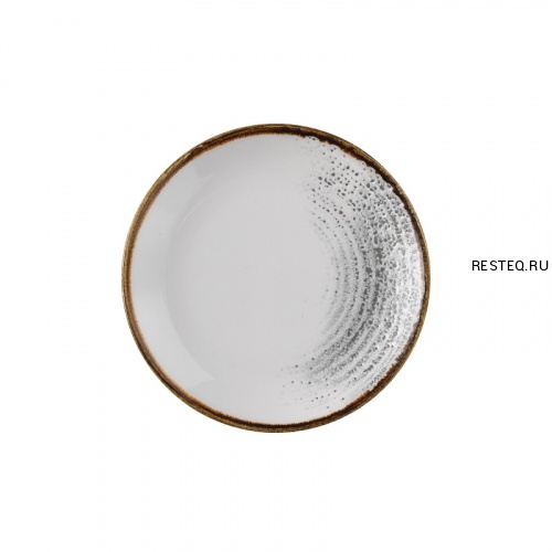 Тарелка мелкая 16,5см, без борта, цвет Jasper Grey, Studio Prints Homespun Accents HAJGEVP61