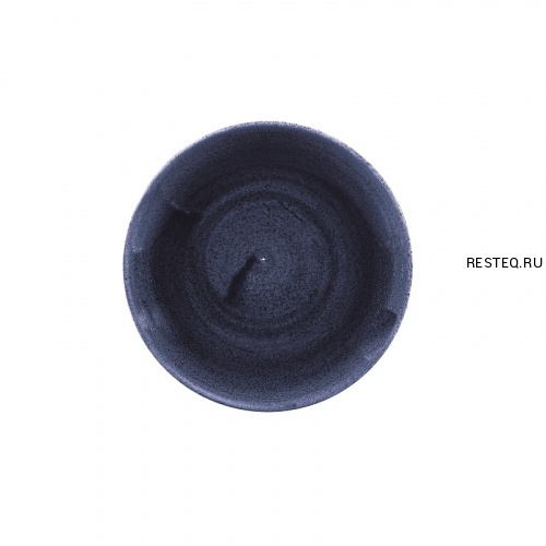 Тарелка мелкая 16,5см, без борта, Stonecast Patina, цвет Cobalt Blue PABLEVP61