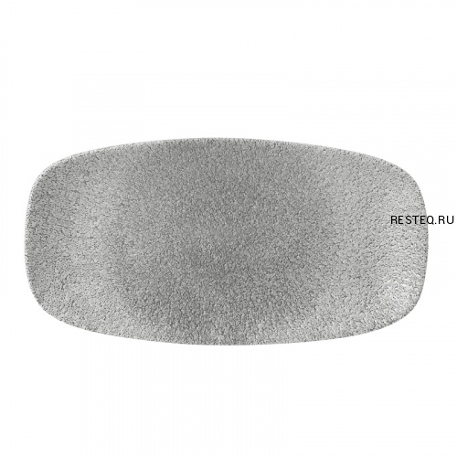 Блюдо прямоугольное CHEFS 29,8х15,3см, без борта, цвет Raku Jasper Grey, Studio Prints RKGJXO111