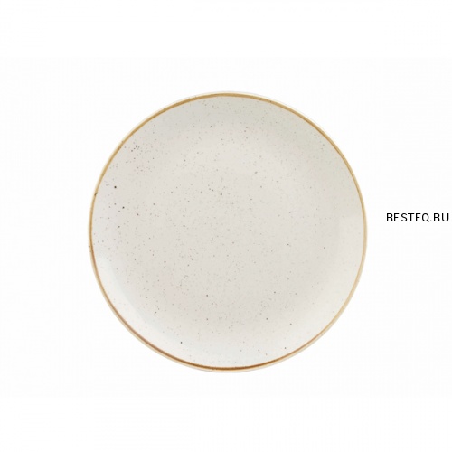 Тарелка мелкая 16,5см, без борта, Stonecast, цвет Barley White SWHSEVP61