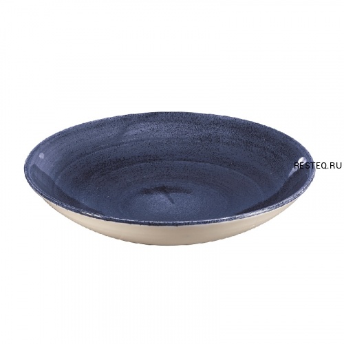 Тарелка глубокая 24,8см 1,13л, без борта, Stonecast Patina, цвет Cobalt Blue PABLEVB91