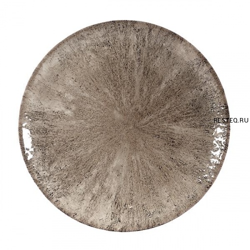 Тарелка мелкая 28,8см, без борта, цвет Stone Zircon Brown, Studio Prints STZBEV111