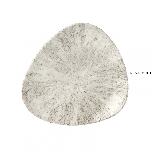 Тарелка мелкая треугольная 22,9см, без борта, цвет Stone Agate Grey, Studio Prints STAGTR91