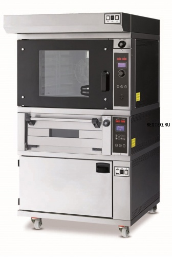 Печь конвекционная с подом с расстойкой Apach BAKERY K5TP DP+E218PA
