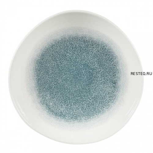 Тарелка мелкая "Волна" 28,6см, без борта, цвет Raku Jade Green, Studio Prints RKJGOG111
