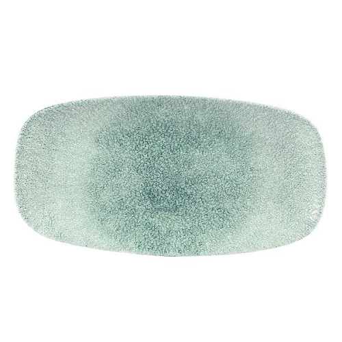Блюдо прямоугольное CHEFS 29,8х15,3см, без борта, цвет Raku Jade Green, Studio Prints RKJGXO111