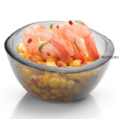 Набор емкостей для закусок Serveware d9см, 24шт., стекло, цвет дымчатый GLS002
