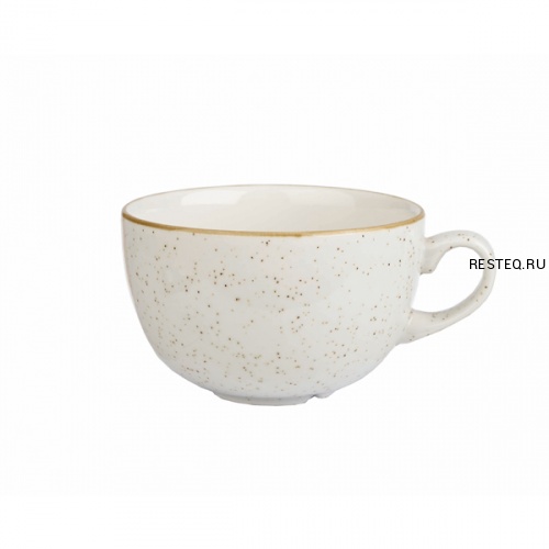 Чашка Cappuccino 340мл Stonecast, цвет Barley White SWHSCB281
