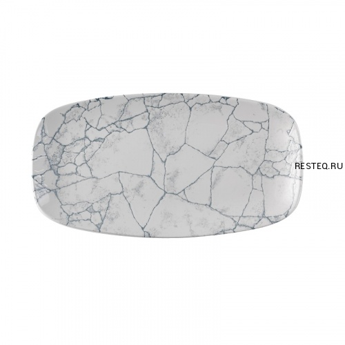 Блюдо прямоугольное CHEFS 35,5х18,9см, без борта, цвет Kintsugi Pearl Grey, Studio Prints KTPGXO141