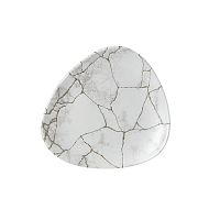 Тарелка мелкая треугольная 19,2см, без борта, цвет Kintsugi Agate Grey, Studio Prints KTAGTR71