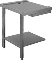Стол угловой 600мм правый APACH CHEF LINE L75480