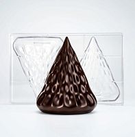 Форма д/шок. 3D "Chiffon" 150х120мм h123мм, 2 ячейки, 250гр, п/к MA3017