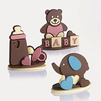Коврик силиконовый д/шок. "BABY" 300х400мм h9мм 30SMTP04