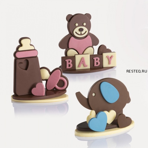 Коврик силиконовый д/шок. "BABY" 300х400мм h9мм 30SMTP04