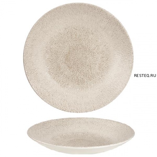Тарелка глубокая 28,1см h3,7см, без борта, цвет Raku Agate Grey, Studio Prints RKAGPD271