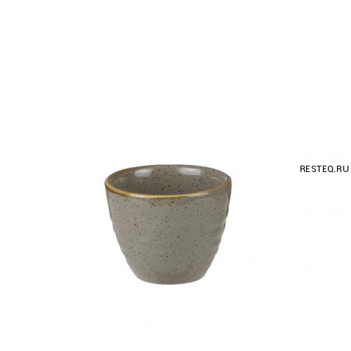 Стаканчик «Ripple» 0,057л d5,9см h5см, Stonecast, цвет Peppercorn Grey SPGSRPD21