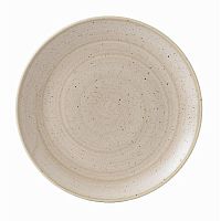 Тарелка мелкая 28,8см, без борта, Stonecast, цвет Nutmeg Cream SNMSEV111