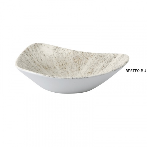 Салатник треугольный 0,60л d23,5см, без борта, цвет Stone Agate Grey, Studio Prints STAGTRB91
