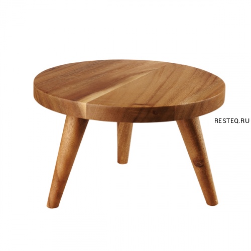 Подиум деревянный "Табурет" d25см h15см Buffetscape Wood ZCAWLRST1
