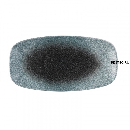 Блюдо прямоугольное CHEFS 29,8х15,3см, без борта, цвет Raku Duo Topaz-Quartz, Studio Prints RDTQXO11