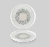 Тарелка мелкая 21см, h2см с прямым бортом, Chefs Plate, цвет Agate Grey, FSGYWP211
