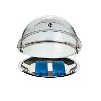 Поднос для нарезки d38см h24см, с крышкой Roll-Top, с хладогентом, нерж.сталь и пластик 09082APS