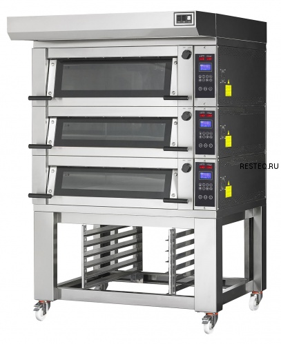 Печь подовая с подставкой с направляющими APACH BAKERY LINE E2LK6S DP