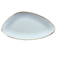 Блюдо треугольное CHEFS 35,5х18,8см, без борта, Stonecast, цвет Duck Egg Blue SDESTC351