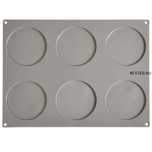 Форма силиконовая "Gourmand Диск" d110мм h3,5мм, 33мл, 6 ячеек GG003S