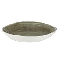 Салатник "Волна" 1,10л d25,3см, без борта, Stonecast Patina, цвет Burnished Green PABGOGB11