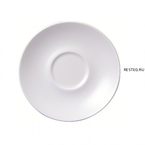 Блюдце 11,8см Vellum, цвет White полуматовый WHVMESS1