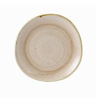 Тарелка мелкая "Волна" 21см, без борта, Stonecast, цвет Nutmeg Cream SNMSOG81