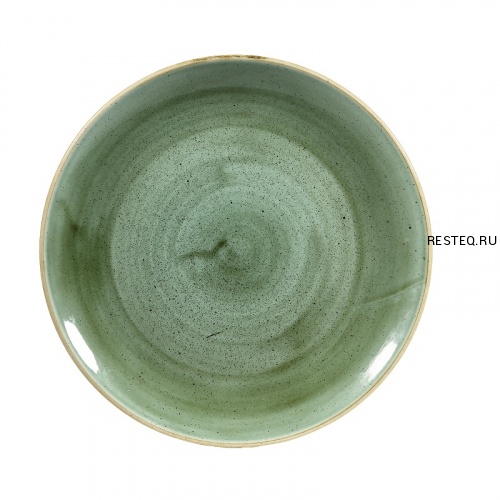 Тарелка мелкая 26см, без борта, Stonecast, цвет Samphire Green SSGSEV101
