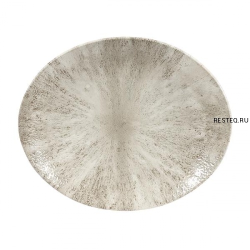 Блюдо овальное 27х22,9см, без борта, цвет Stone Agate Grey, Studio Prints STAGOP581
