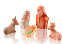 Форма д/шок. 3D "Рождество Христово" объемная, силикон, 30SM077